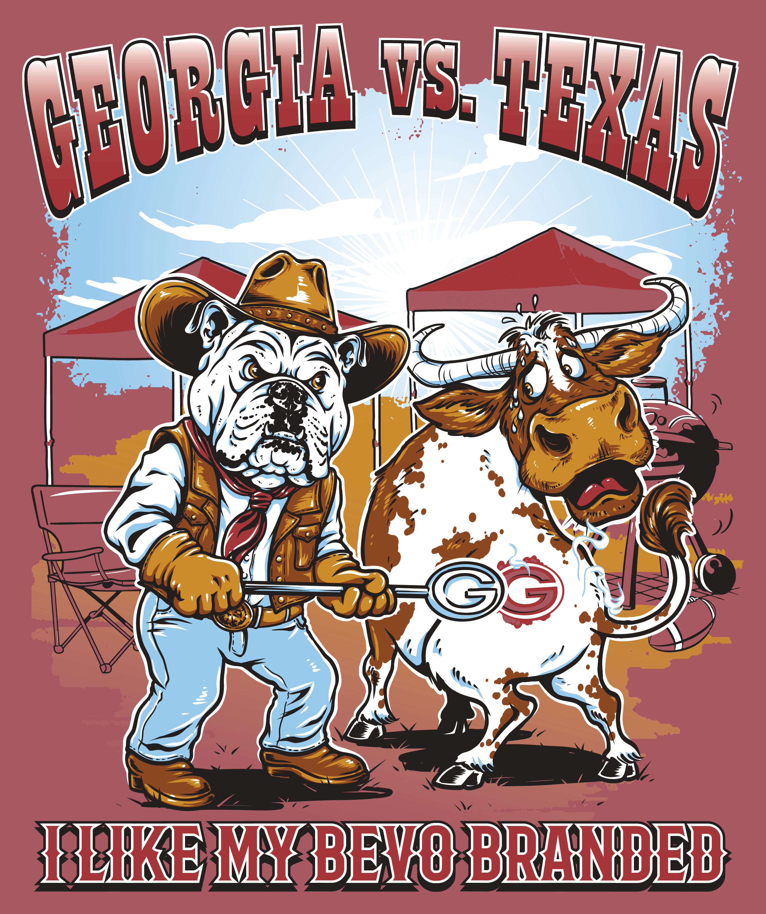 Georgia vs. Texas T-shirt